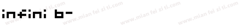 infini b字体转换